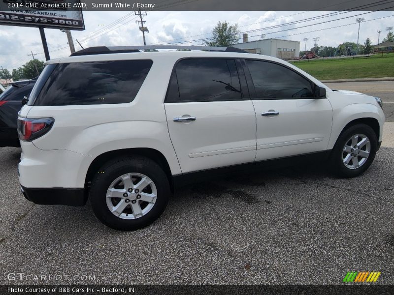Summit White / Ebony 2014 GMC Acadia SLE AWD