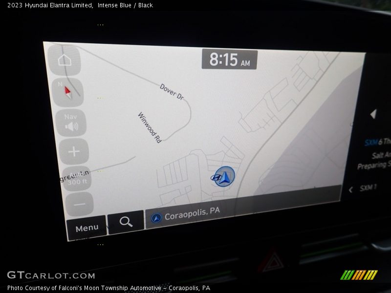Intense Blue / Black 2023 Hyundai Elantra Limited