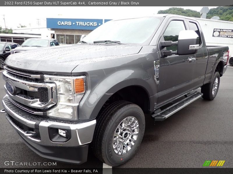 Carbonized Gray / Black Onyx 2022 Ford F250 Super Duty XLT SuperCab 4x4