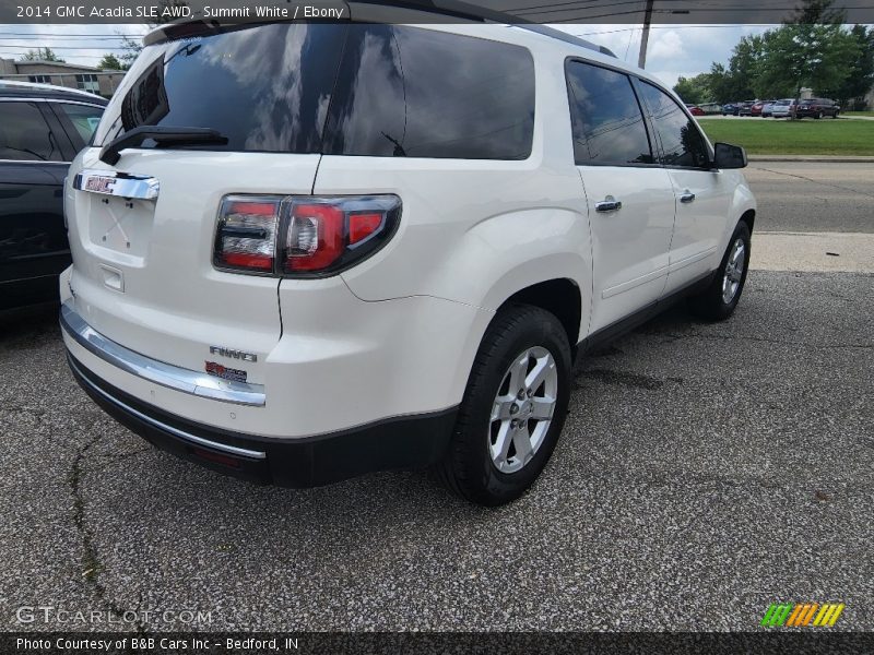 Summit White / Ebony 2014 GMC Acadia SLE AWD