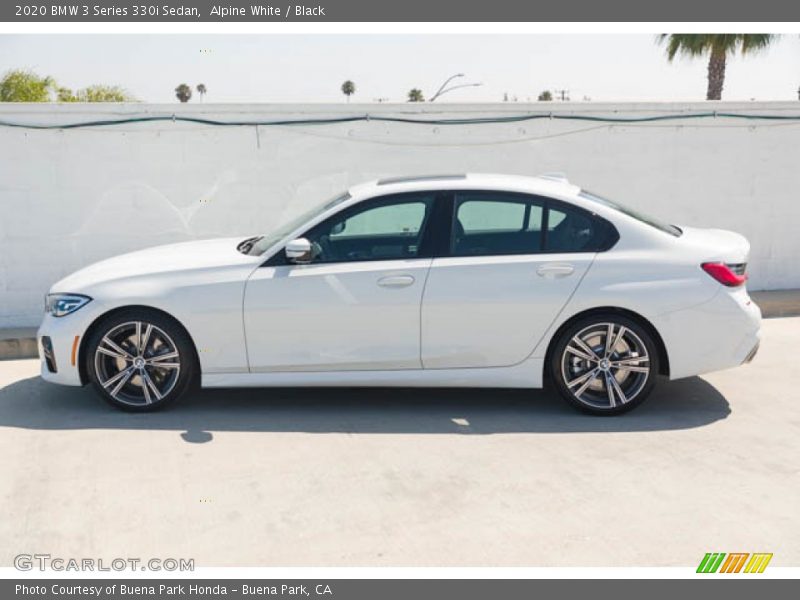 Alpine White / Black 2020 BMW 3 Series 330i Sedan