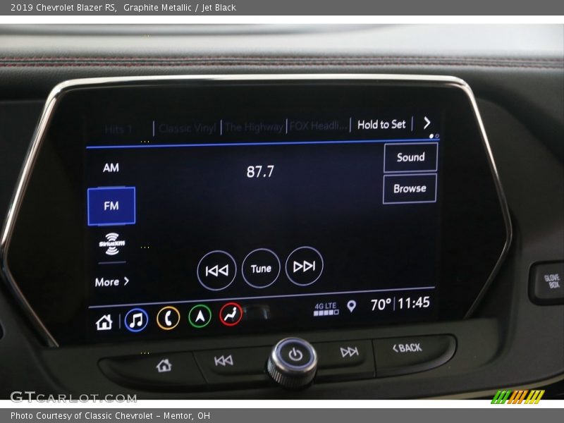 Graphite Metallic / Jet Black 2019 Chevrolet Blazer RS