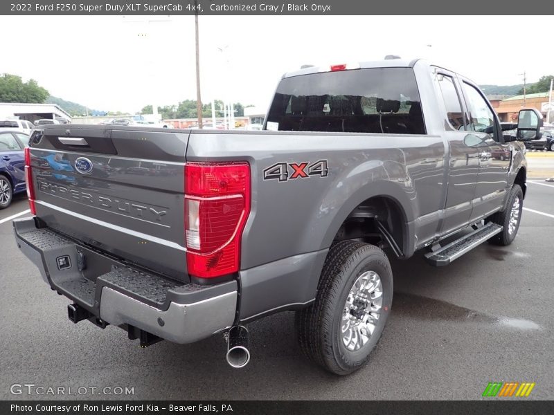 Carbonized Gray / Black Onyx 2022 Ford F250 Super Duty XLT SuperCab 4x4