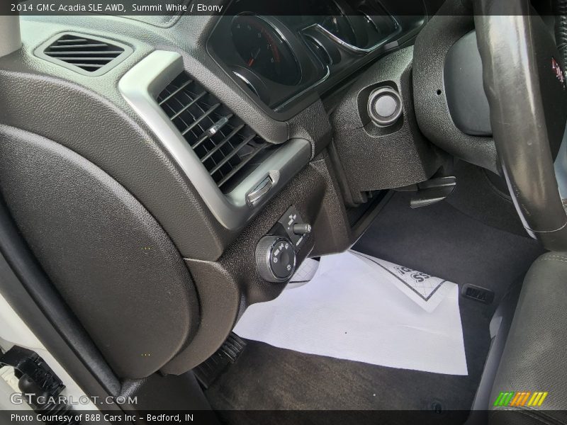 Summit White / Ebony 2014 GMC Acadia SLE AWD