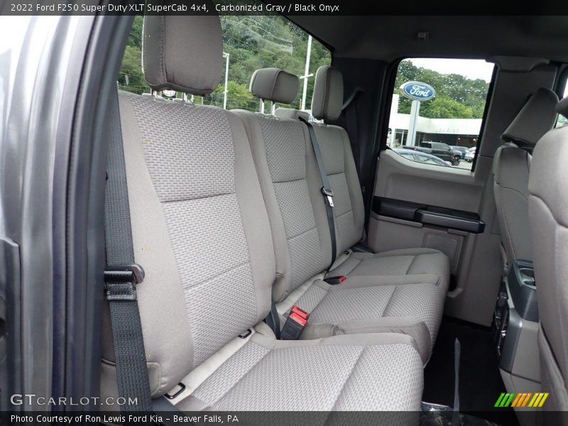 Rear Seat of 2022 F250 Super Duty XLT SuperCab 4x4