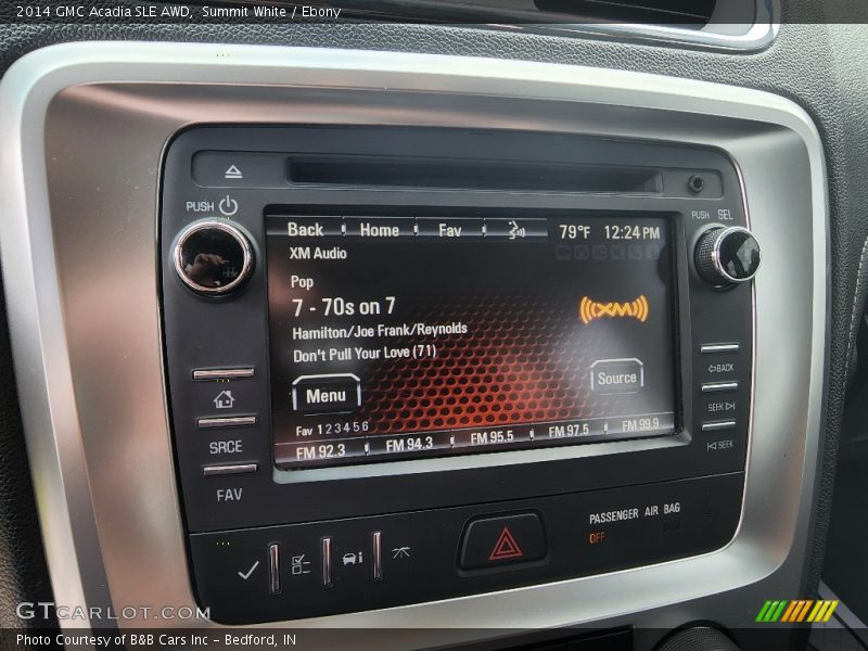 Summit White / Ebony 2014 GMC Acadia SLE AWD