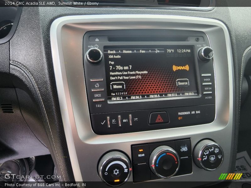 Summit White / Ebony 2014 GMC Acadia SLE AWD
