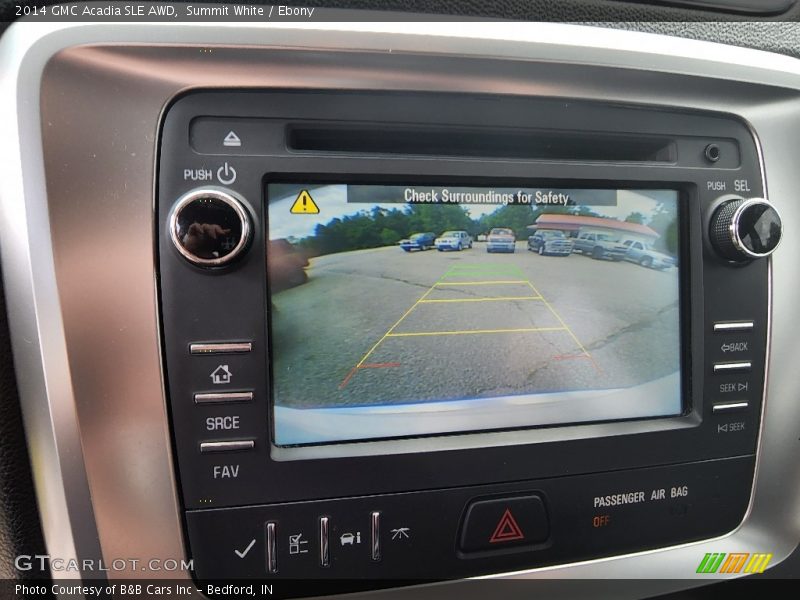Summit White / Ebony 2014 GMC Acadia SLE AWD