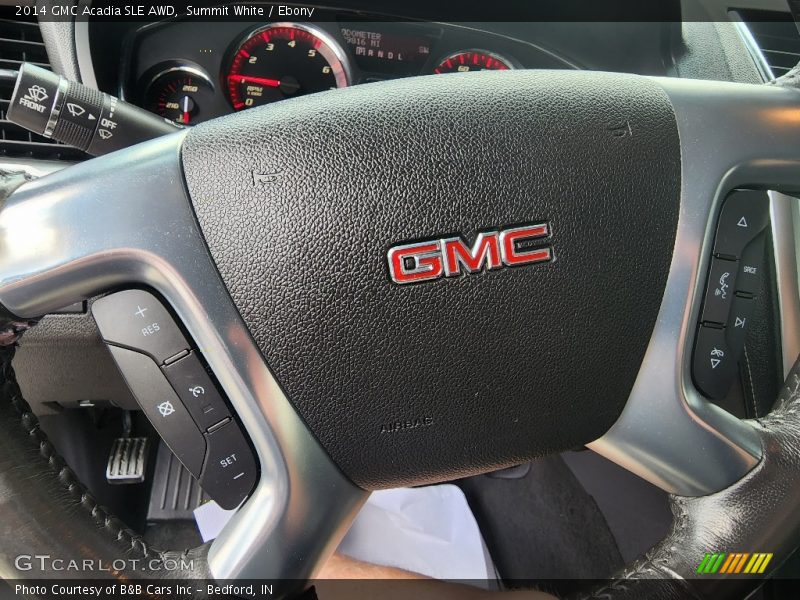Summit White / Ebony 2014 GMC Acadia SLE AWD