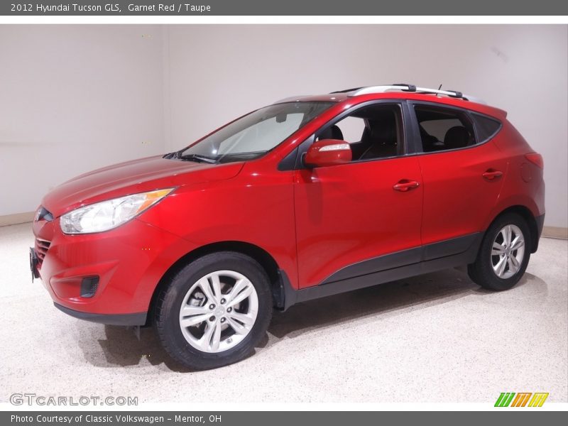 Garnet Red / Taupe 2012 Hyundai Tucson GLS