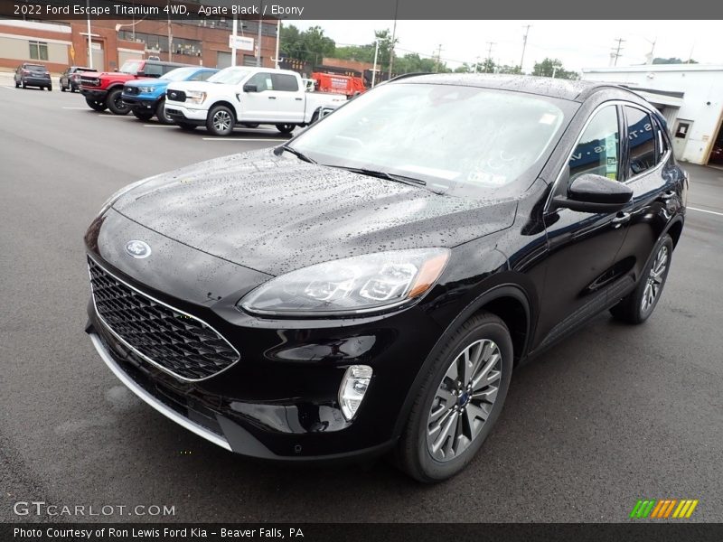 Agate Black / Ebony 2022 Ford Escape Titanium 4WD