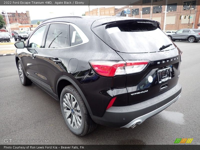 Agate Black / Ebony 2022 Ford Escape Titanium 4WD
