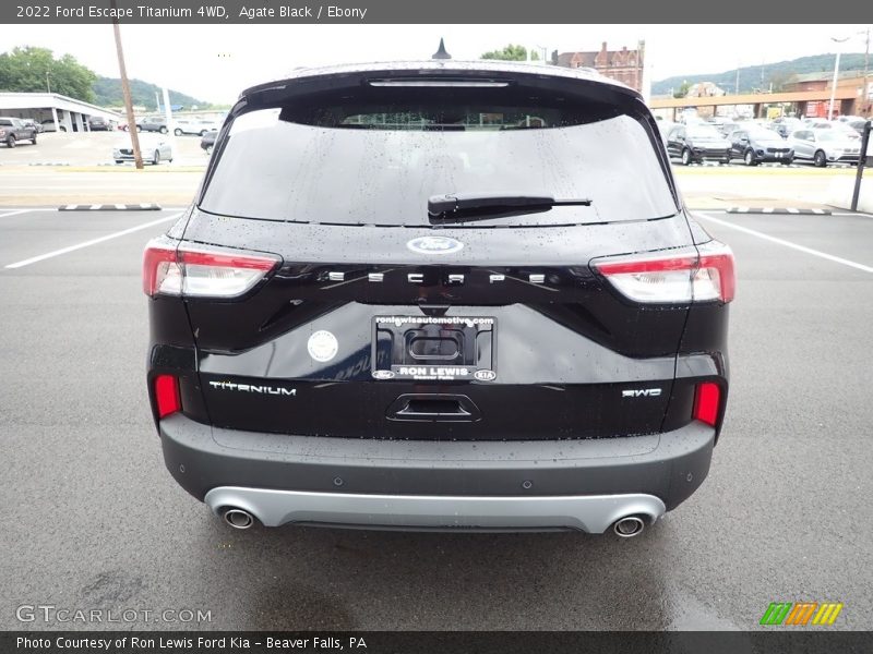 Agate Black / Ebony 2022 Ford Escape Titanium 4WD