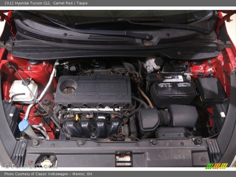 Garnet Red / Taupe 2012 Hyundai Tucson GLS