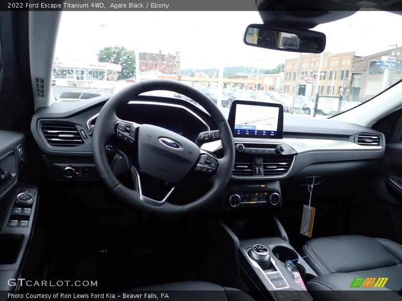 Agate Black / Ebony 2022 Ford Escape Titanium 4WD