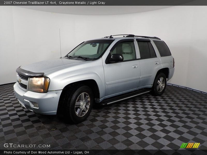 Graystone Metallic / Light Gray 2007 Chevrolet TrailBlazer LT 4x4