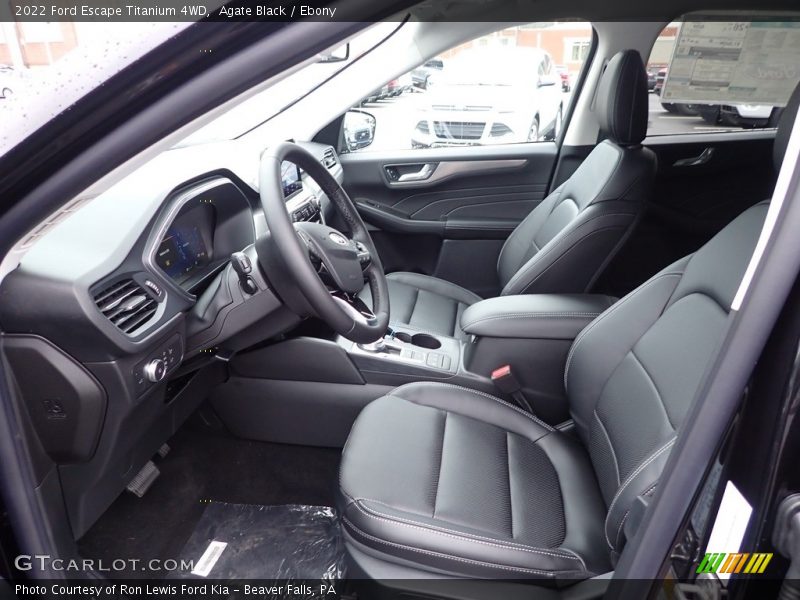 Agate Black / Ebony 2022 Ford Escape Titanium 4WD