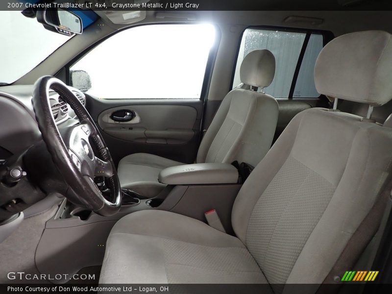 Graystone Metallic / Light Gray 2007 Chevrolet TrailBlazer LT 4x4