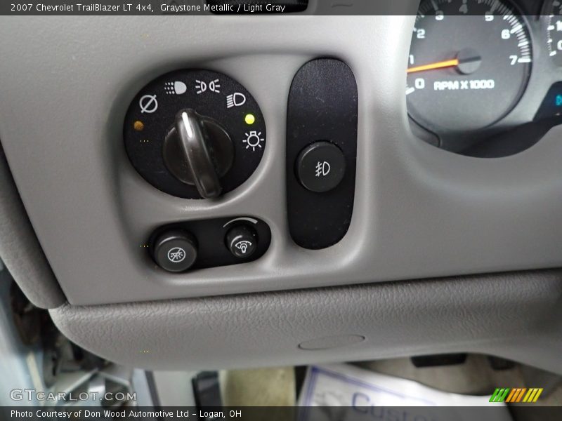 Graystone Metallic / Light Gray 2007 Chevrolet TrailBlazer LT 4x4