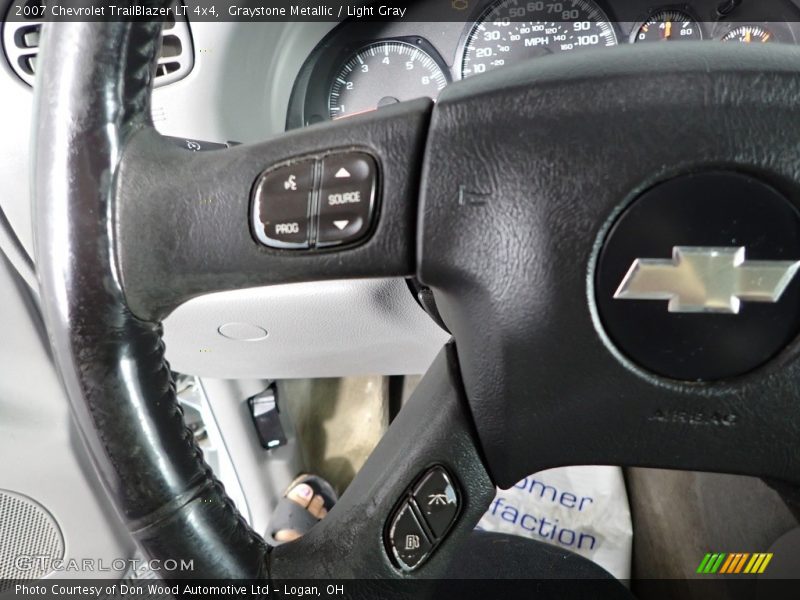 Graystone Metallic / Light Gray 2007 Chevrolet TrailBlazer LT 4x4