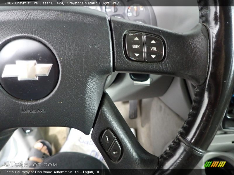 Graystone Metallic / Light Gray 2007 Chevrolet TrailBlazer LT 4x4