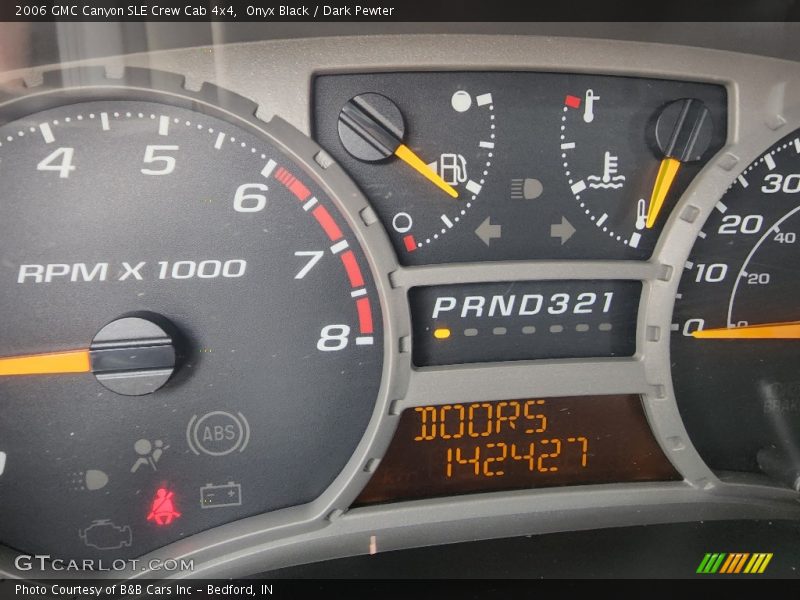 Onyx Black / Dark Pewter 2006 GMC Canyon SLE Crew Cab 4x4