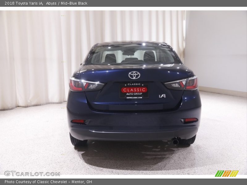 Abyss / Mid-Blue Black 2018 Toyota Yaris iA