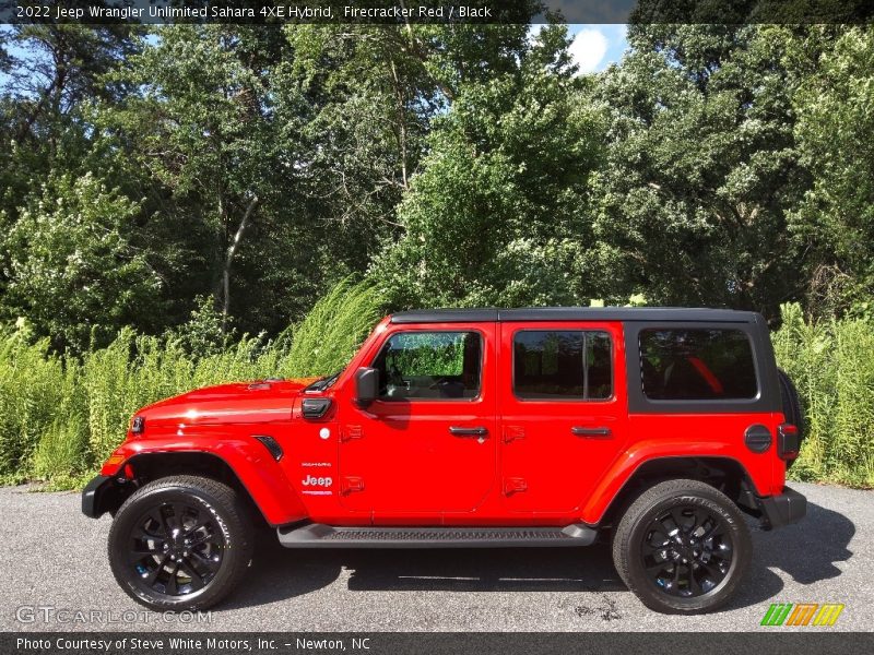  2022 Wrangler Unlimited Sahara 4XE Hybrid Firecracker Red