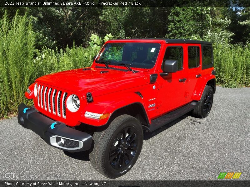 Firecracker Red / Black 2022 Jeep Wrangler Unlimited Sahara 4XE Hybrid