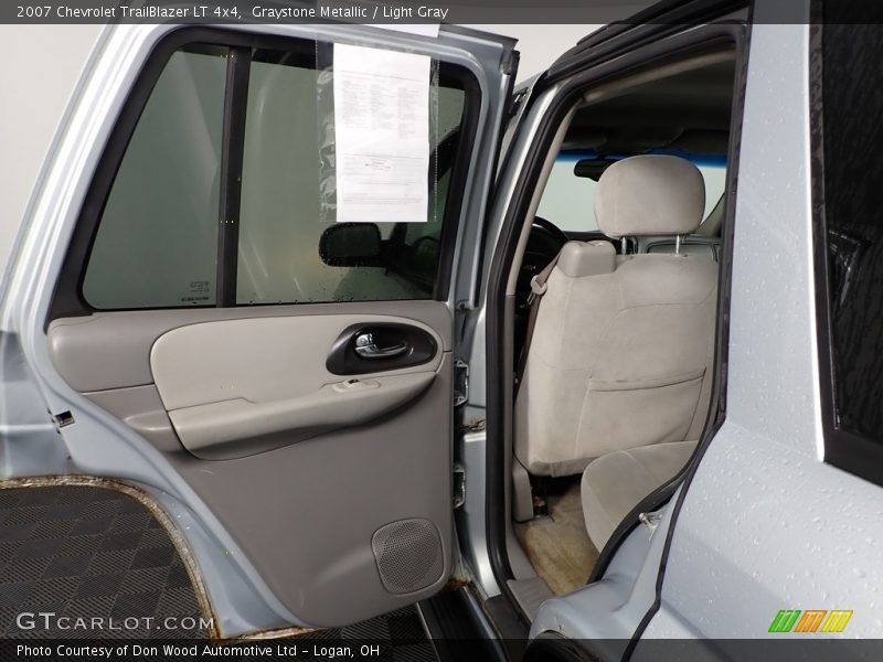 Graystone Metallic / Light Gray 2007 Chevrolet TrailBlazer LT 4x4