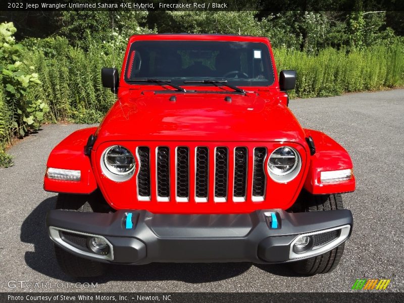 Firecracker Red / Black 2022 Jeep Wrangler Unlimited Sahara 4XE Hybrid
