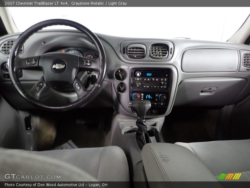 Graystone Metallic / Light Gray 2007 Chevrolet TrailBlazer LT 4x4