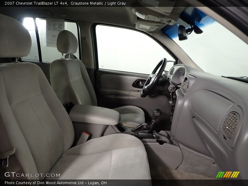 Graystone Metallic / Light Gray 2007 Chevrolet TrailBlazer LT 4x4