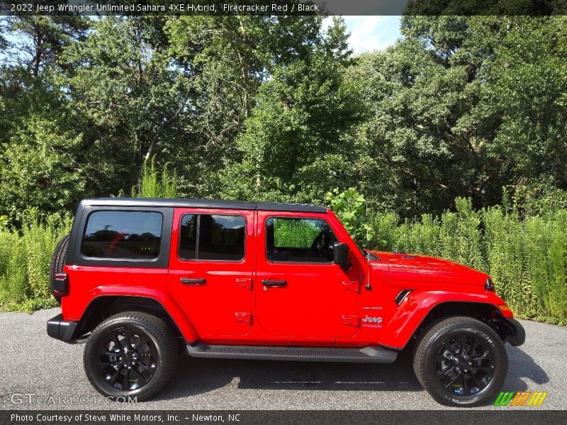  2022 Wrangler Unlimited Sahara 4XE Hybrid Firecracker Red