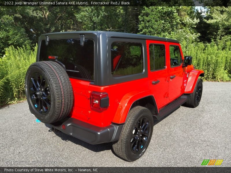 Firecracker Red / Black 2022 Jeep Wrangler Unlimited Sahara 4XE Hybrid