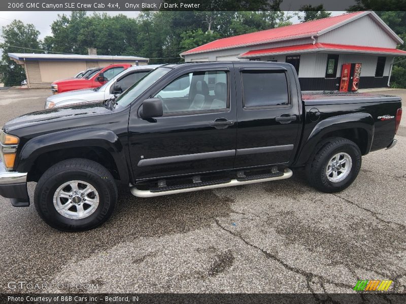 Onyx Black / Dark Pewter 2006 GMC Canyon SLE Crew Cab 4x4