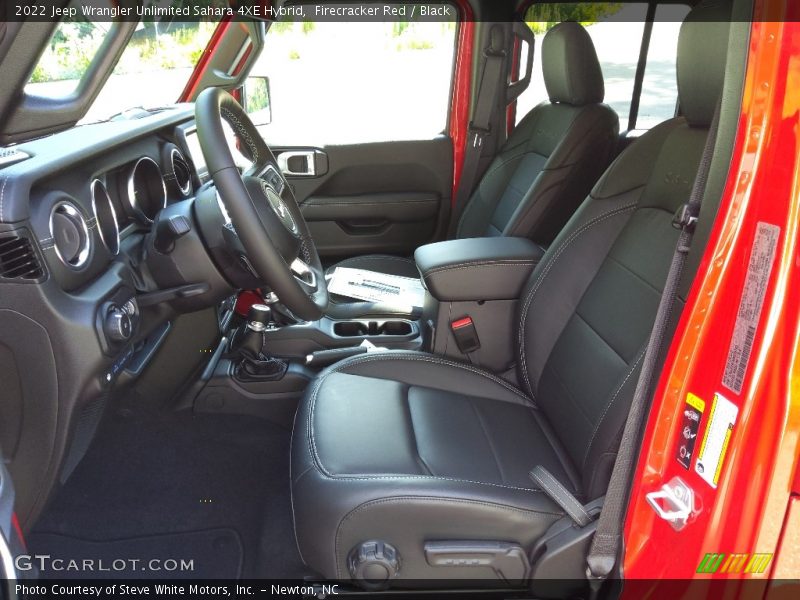 Front Seat of 2022 Wrangler Unlimited Sahara 4XE Hybrid