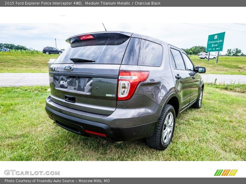 Medium Titanium Metallic / Charcoal Black 2015 Ford Explorer Police Interceptor 4WD