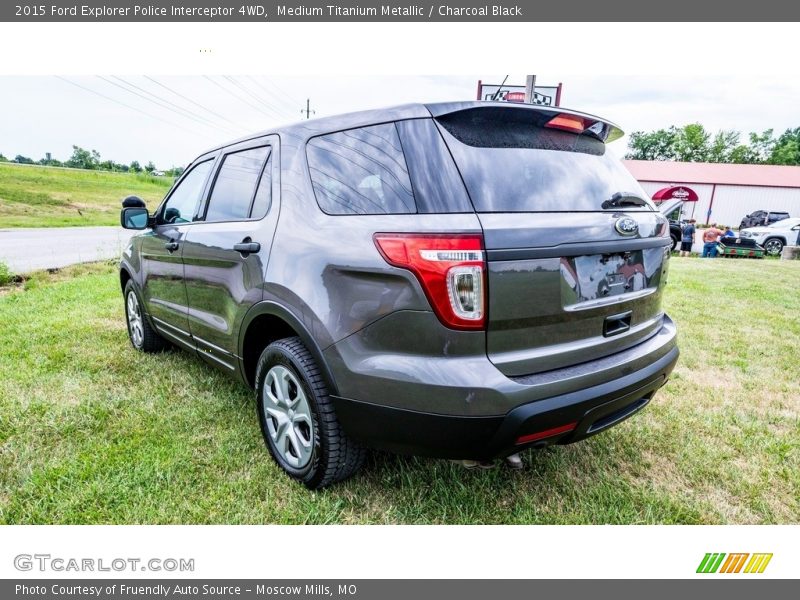 Medium Titanium Metallic / Charcoal Black 2015 Ford Explorer Police Interceptor 4WD