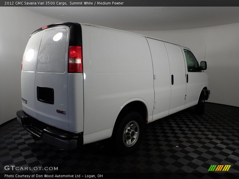 Summit White / Medium Pewter 2012 GMC Savana Van 3500 Cargo