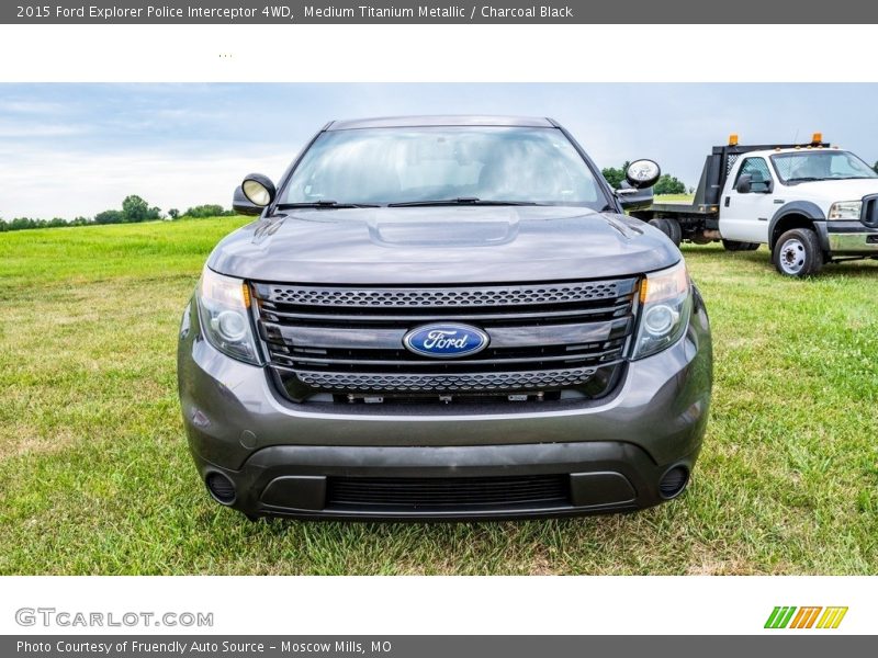 Medium Titanium Metallic / Charcoal Black 2015 Ford Explorer Police Interceptor 4WD