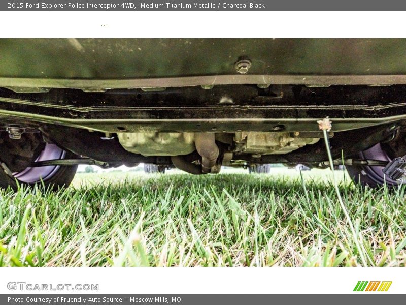 Undercarriage of 2015 Explorer Police Interceptor 4WD