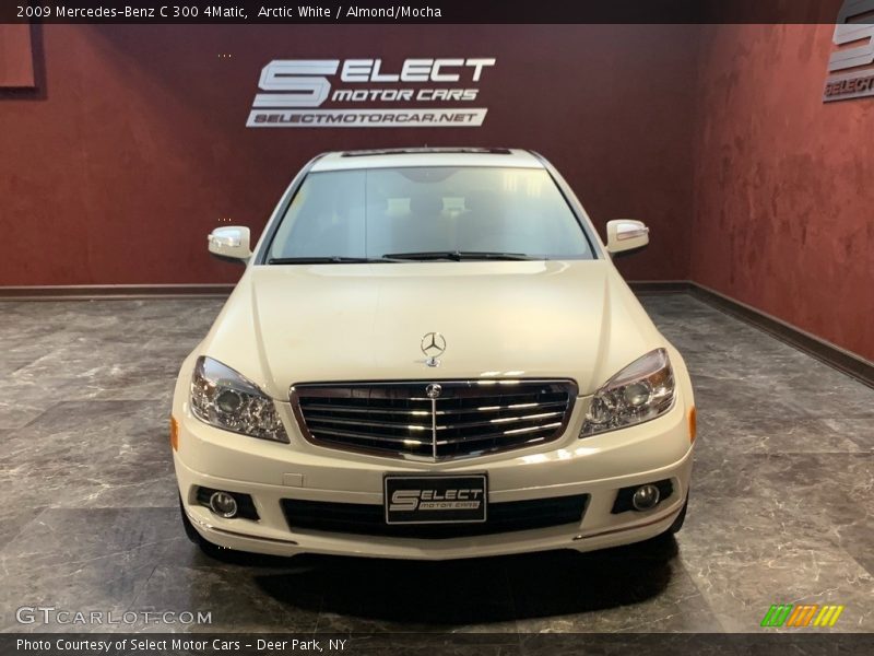 Arctic White / Almond/Mocha 2009 Mercedes-Benz C 300 4Matic