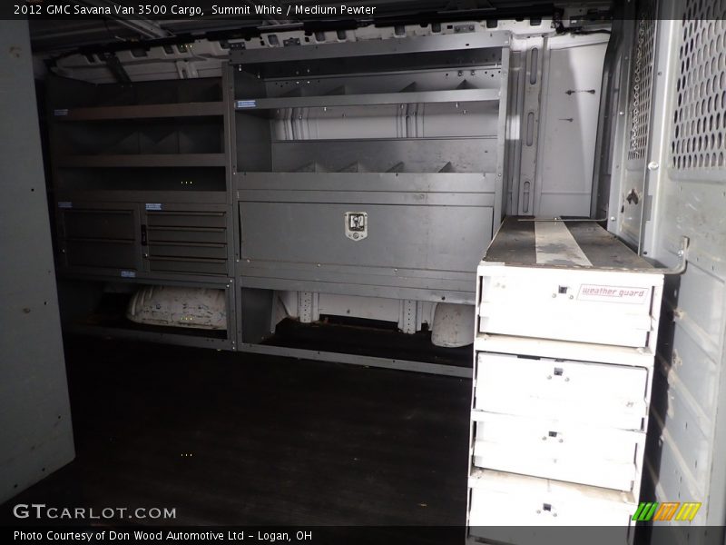 Summit White / Medium Pewter 2012 GMC Savana Van 3500 Cargo