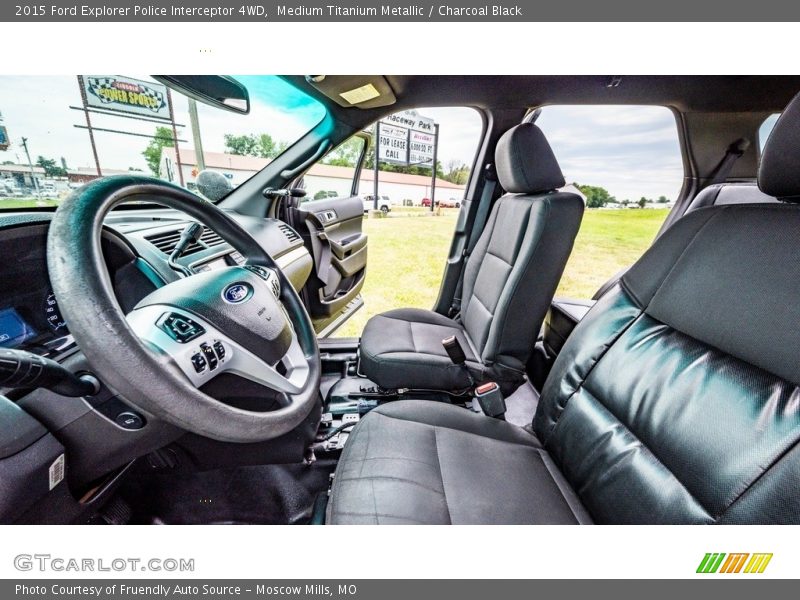 Front Seat of 2015 Explorer Police Interceptor 4WD