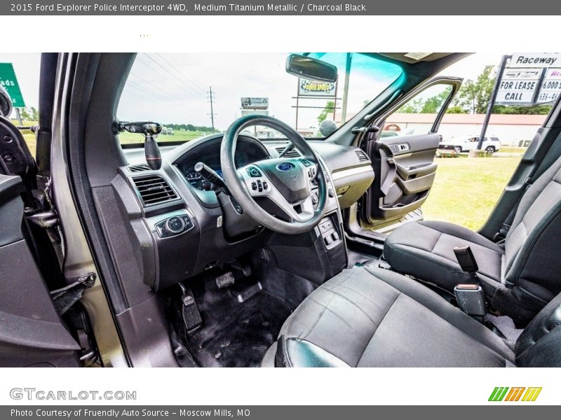 Front Seat of 2015 Explorer Police Interceptor 4WD