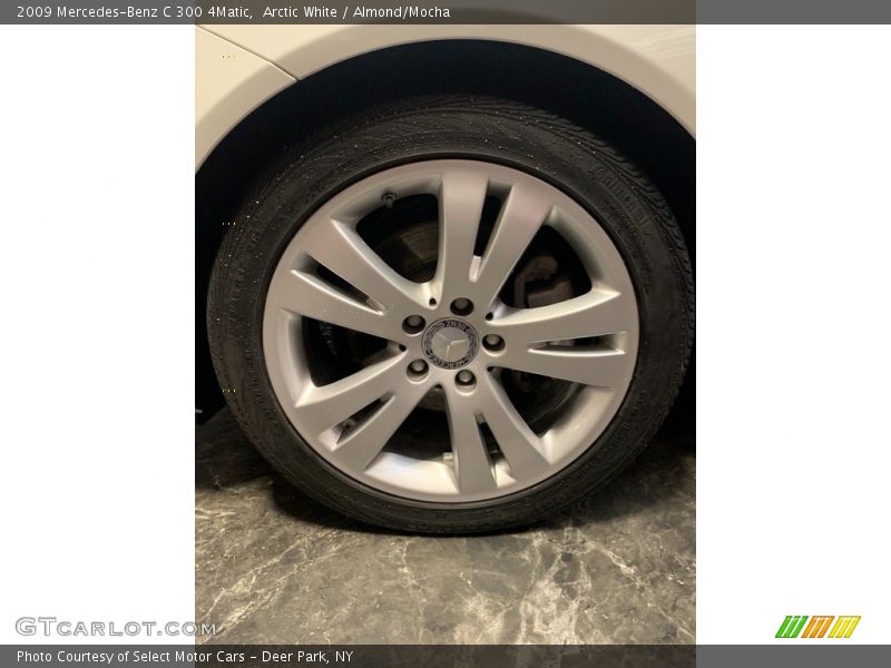 Arctic White / Almond/Mocha 2009 Mercedes-Benz C 300 4Matic