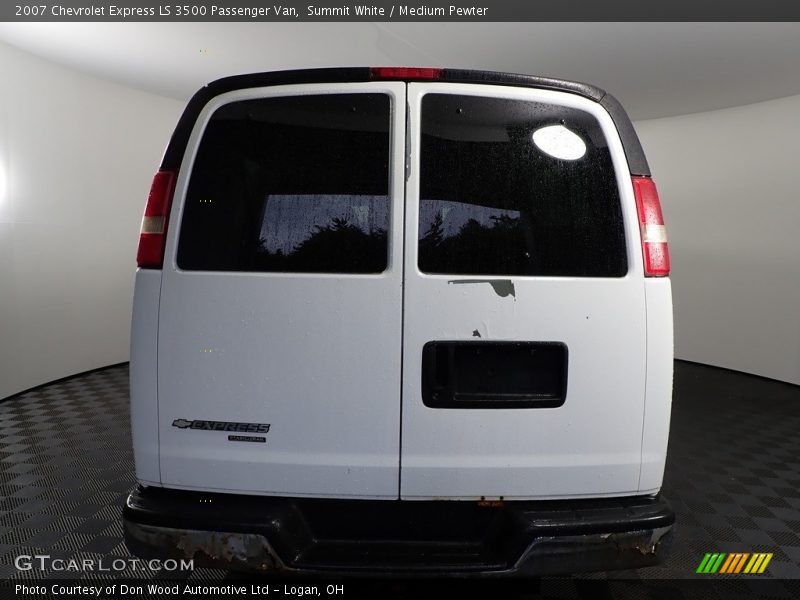 Summit White / Medium Pewter 2007 Chevrolet Express LS 3500 Passenger Van