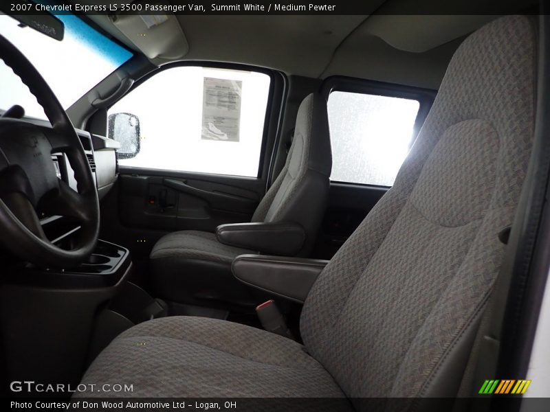 Summit White / Medium Pewter 2007 Chevrolet Express LS 3500 Passenger Van