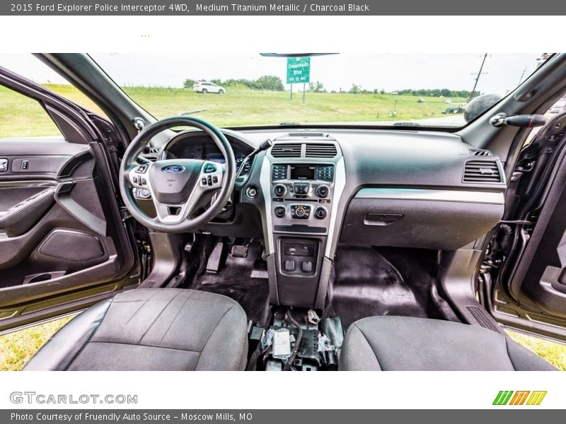  2015 Explorer Police Interceptor 4WD Charcoal Black Interior